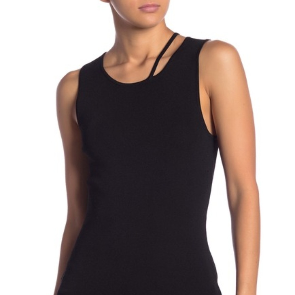360 Cashmere | black double strap tank M - Picture 1 of 6